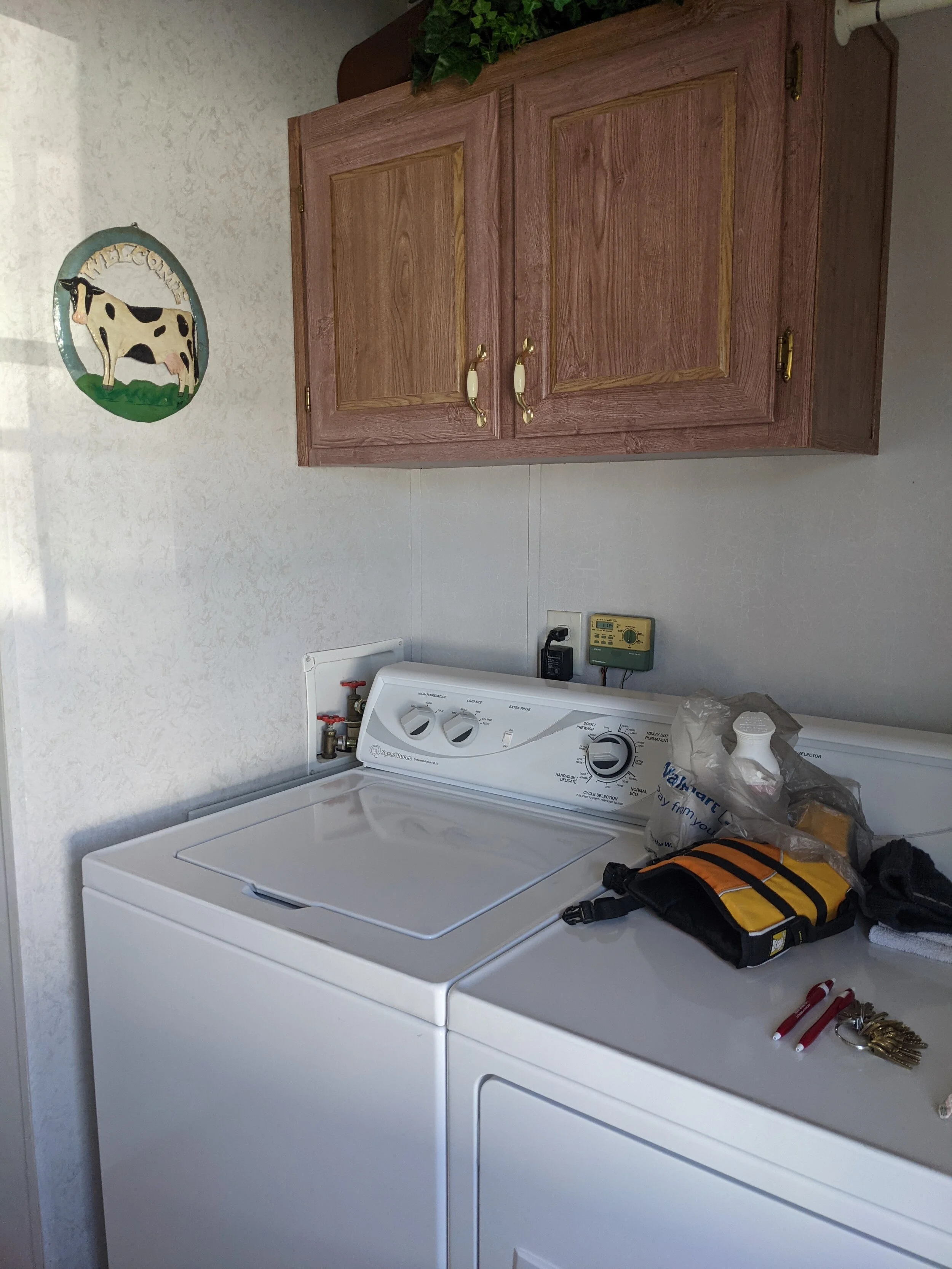 Mobile home washer online hookup